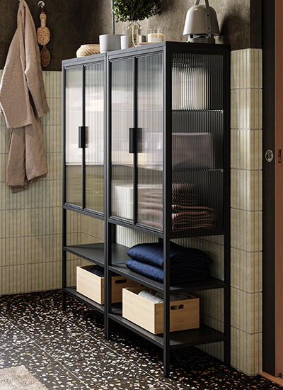 IKEA-mossjon antrasit sazli cam vitrin 01