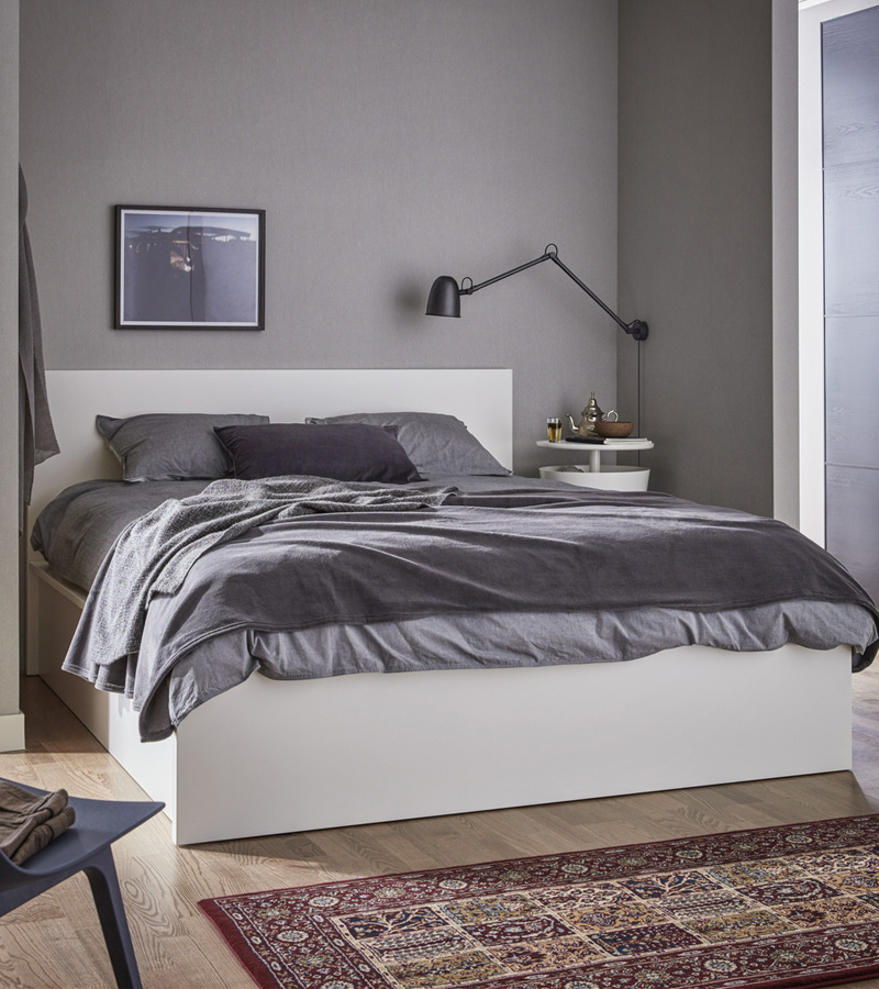 IKEA-malm cift kisilik baza