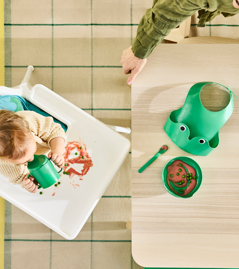 IKEA-mata cocuk yemek seti