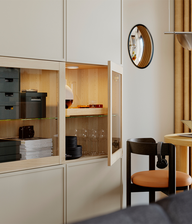 IKEA-besta dolap kombinasyonu