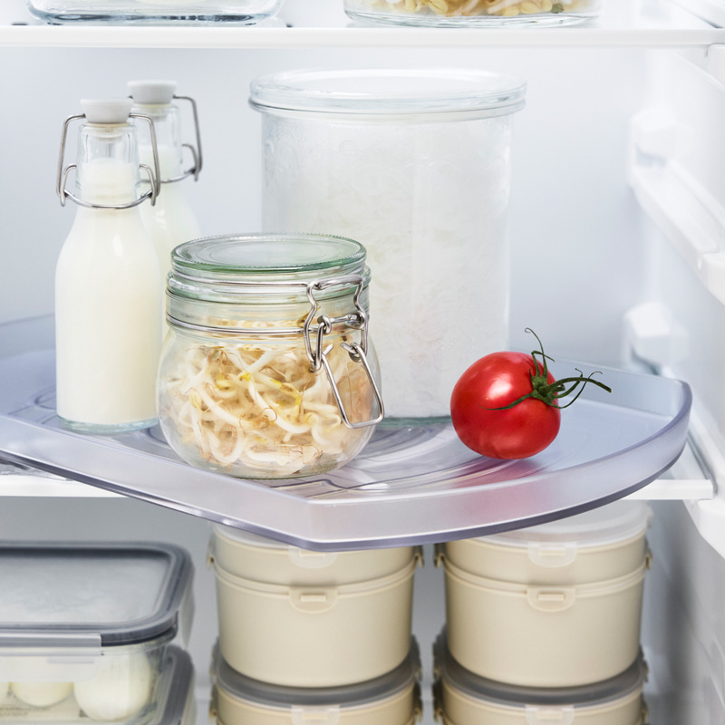 IKEA-snurrad seffaf buzdolabi icin donen tabla 2