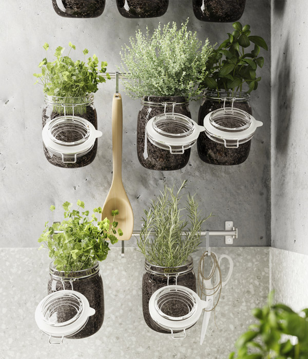 IKEA-korken cam kapakli cam kavanoz 2