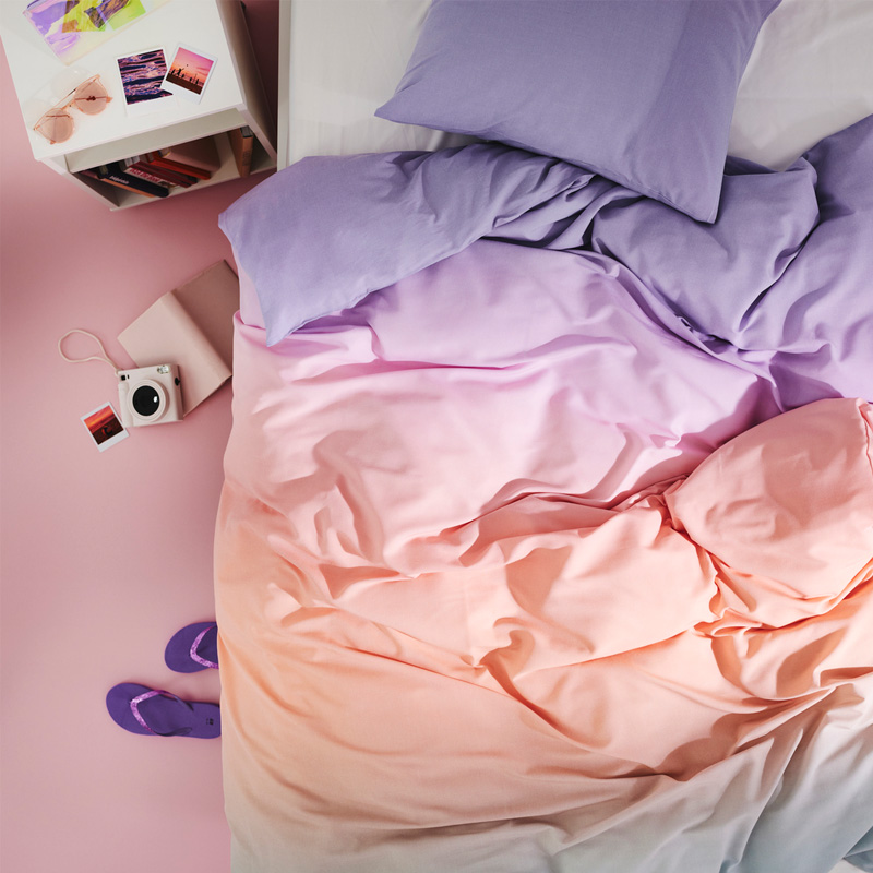 IKEA-fladerbuske cift kisilik nevresim takimi