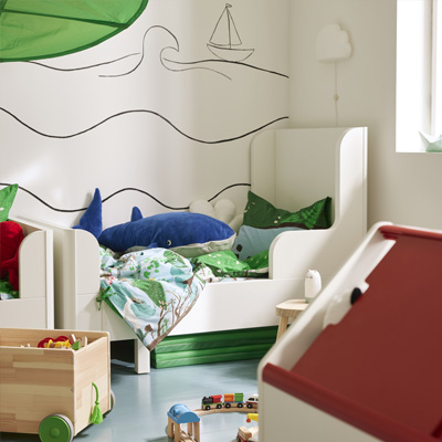 IKEA-busunge uzayabilen cocuk karyolasi