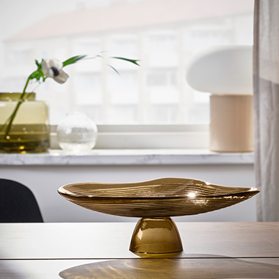 IKEA-hackpoppel dekoratif kase