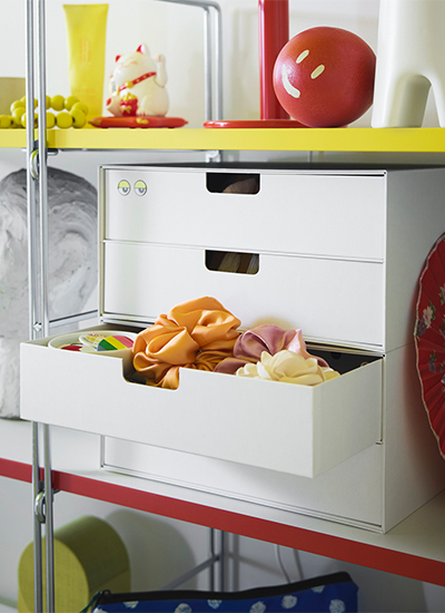 IKEA-fjaderharv cekmeceli kutu