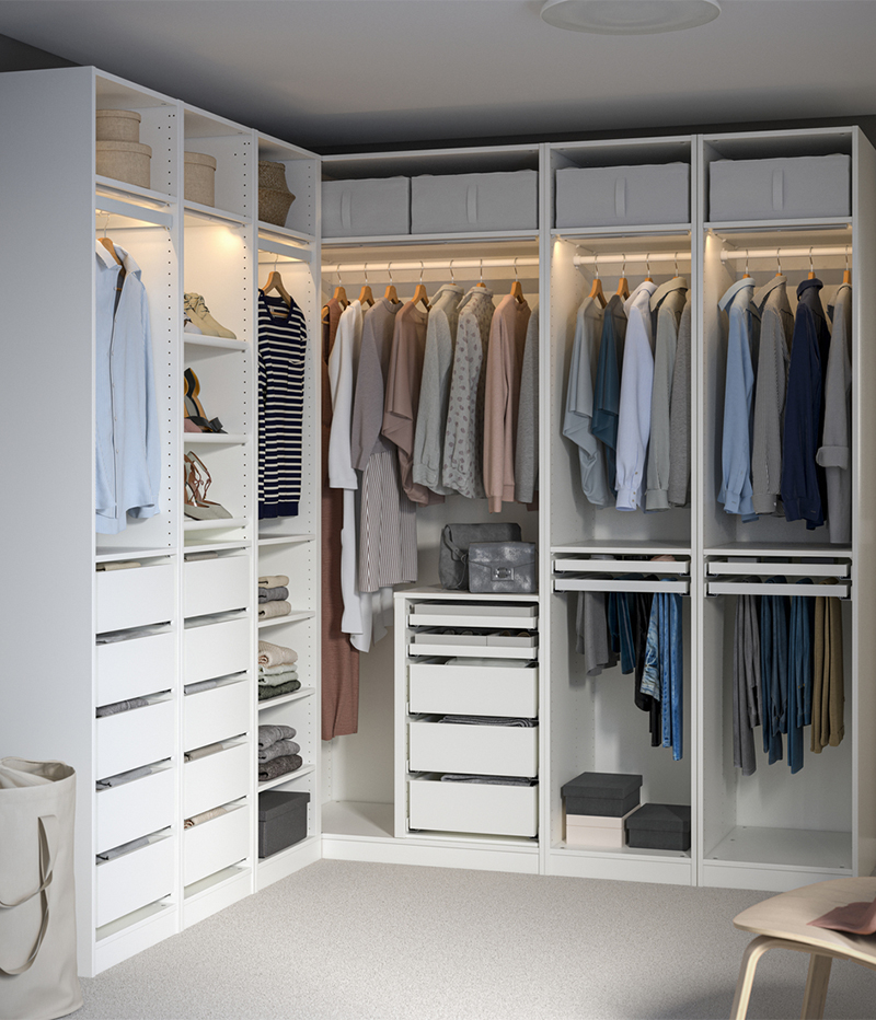 IKEA-pax kose gardirop