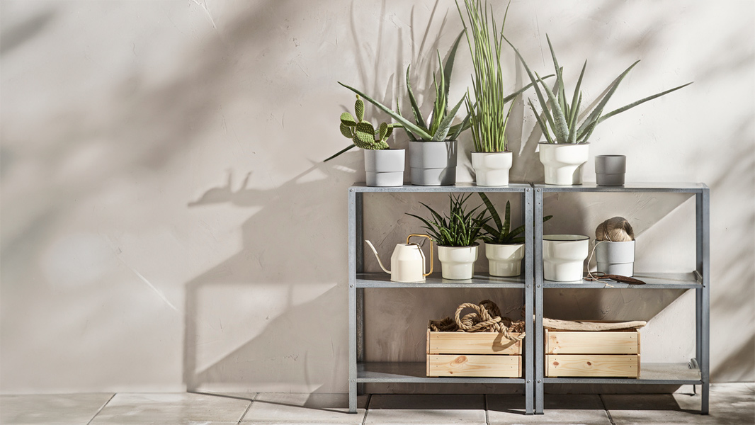 IKEA-hyllis galvanizli dis mekan raf unitesi 4