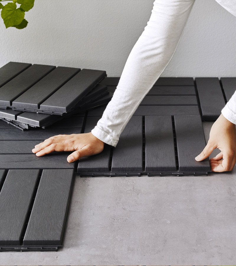 IKEA-runnen koyu gri yer dosemesi 2