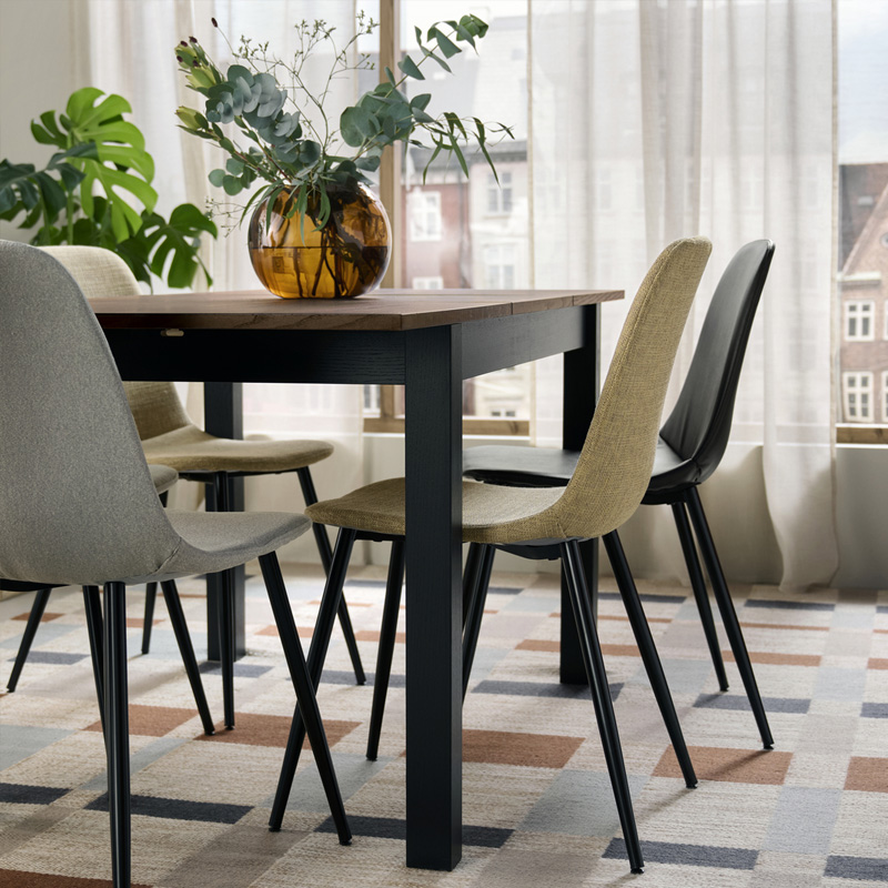 IKEA-nordmansskar dosemeli sandalye