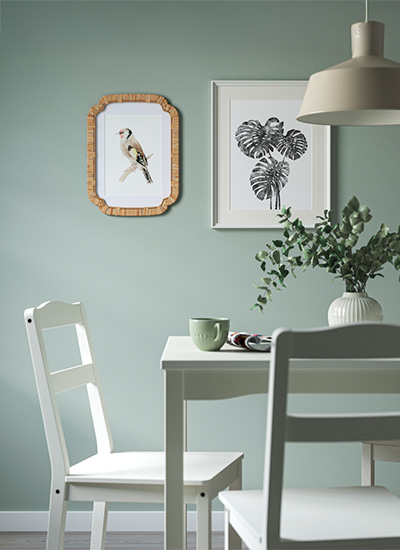 IKEA-trivialskog rattan renkli cerceve