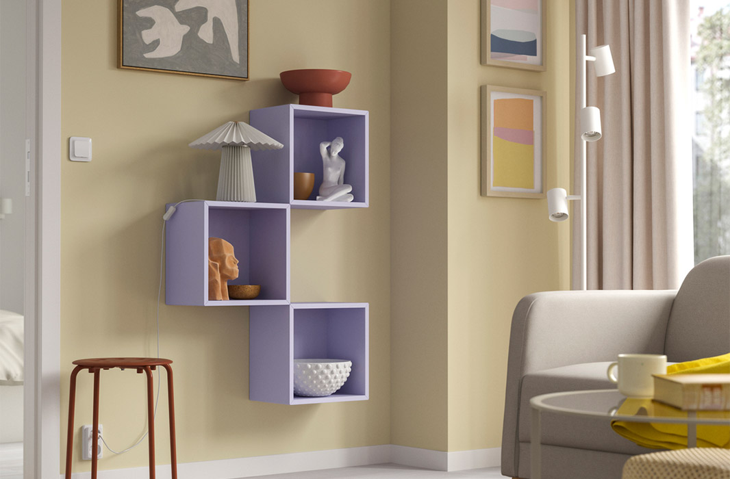 IKEA-eket duvar dolabi kombinasyonu