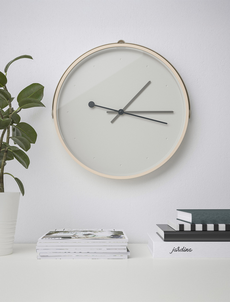 IKEA-rotblota duvar saati