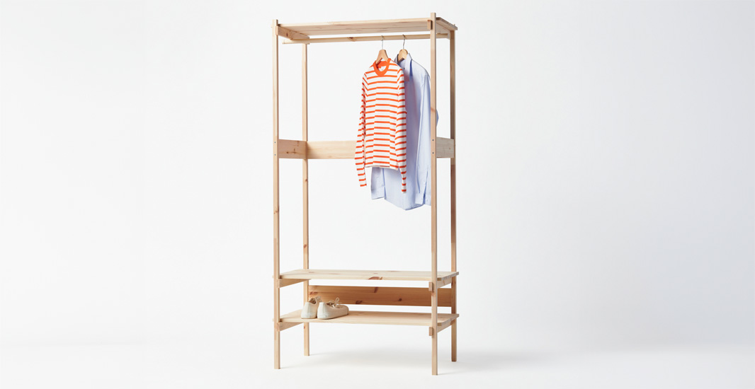 IKEA-kronoren acik gardirop