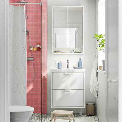 IKEA-havback beyaz 60x48x63 cm lavabo dolabi