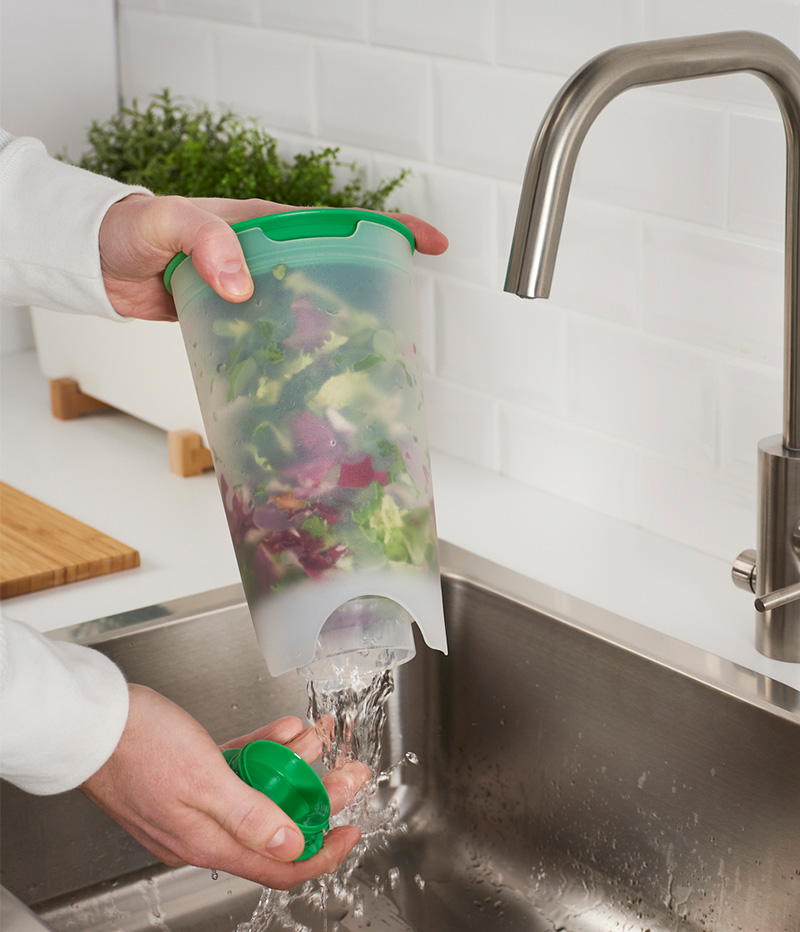 IKEA-uppfylld salata yikama kabi