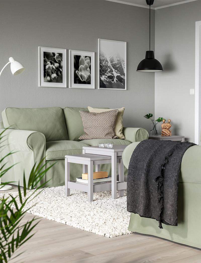 IKEA-ektorp ikili kanepe