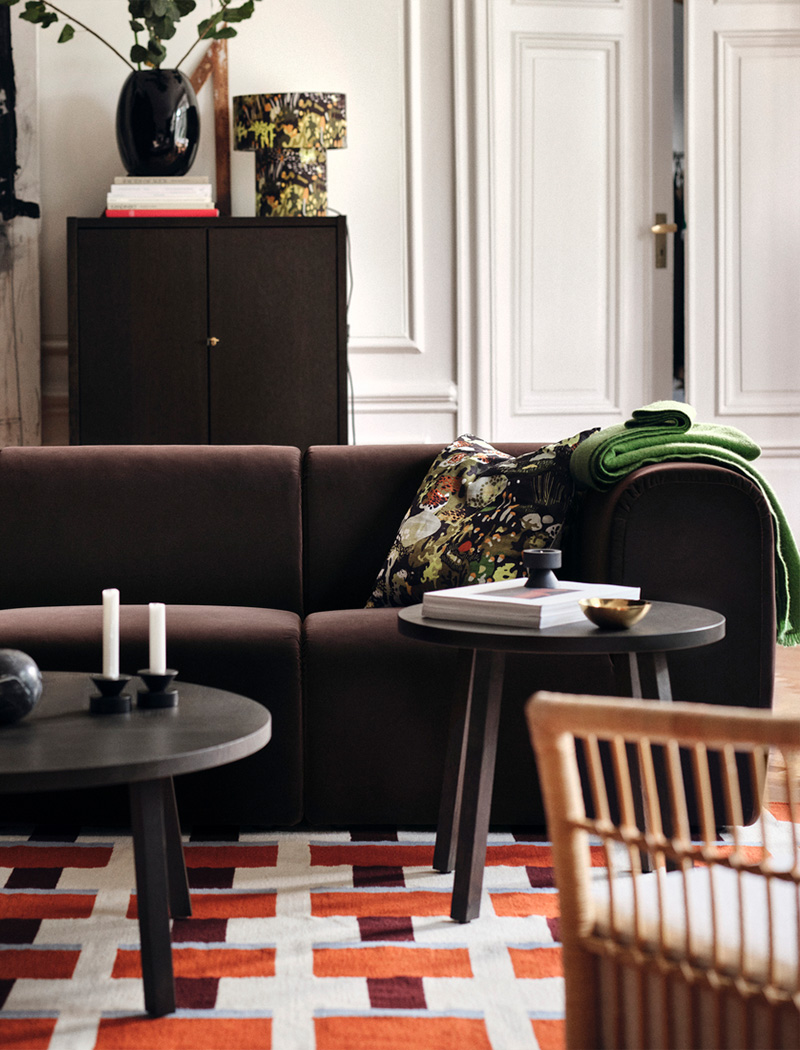 IKEA-stockholm 2025 kahve 3lu kanepe