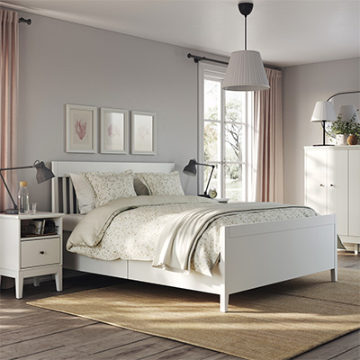 IKEA-idanas luroy cift kisilik karyola