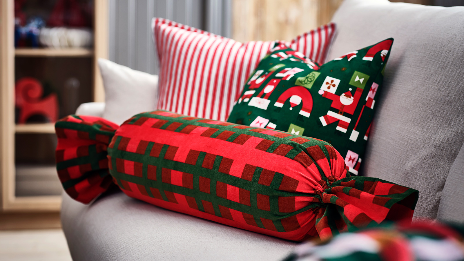 IKEA-vinterfint kirmizi yesil kirlent 01