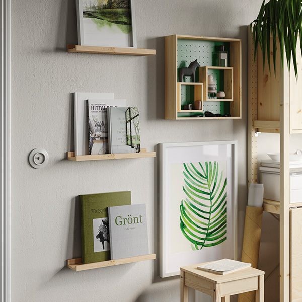 IKEA-nordhagg duvar rafi