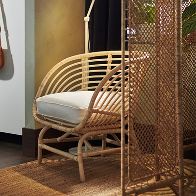 IKEA-buskbo rattan koltuk