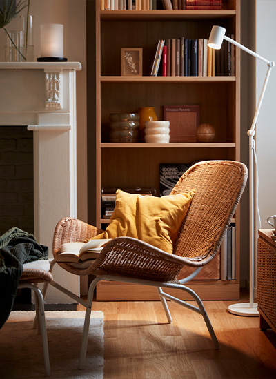 IKEA-fryksas rattan koltuk