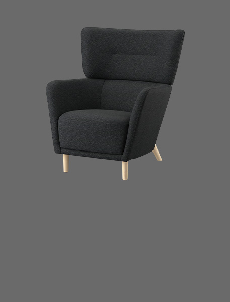 IKEA-siyah koltuklar