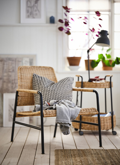 IKEA-ulriksberg rattan koltuk