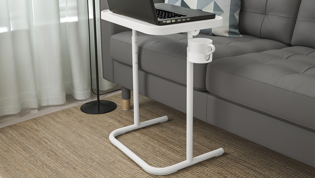 IKEA-bjorkasen bej laptop masasi 1