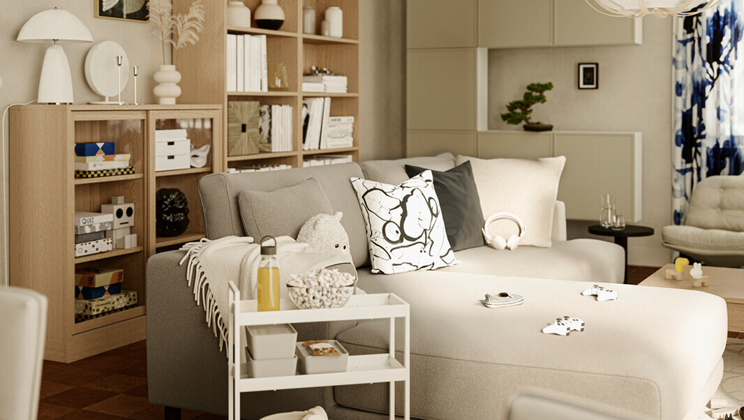 IKEA-ailenizle kaliteli vakit gecirmek icin oturma odasi 1