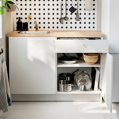 IKEA-knoxhult cekmeceli ve kapakli alt dolap