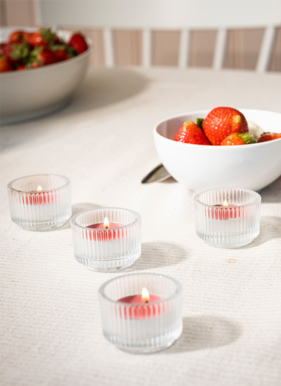 IKEA-blodbok cilek tealight mum