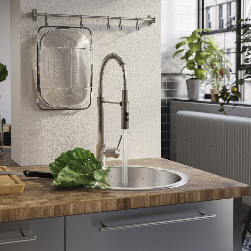 IKEA-boholmen lillviken tek gozlu eviye