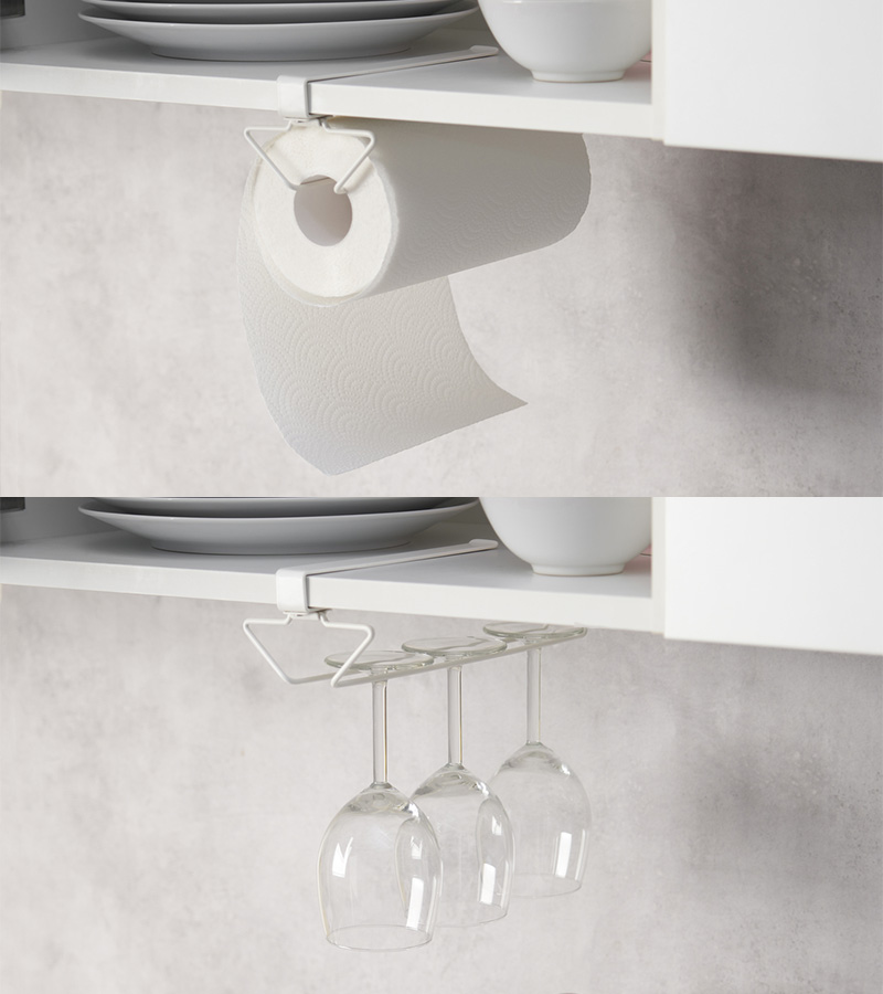 IKEA-palycke beyaz cok amacli raf askisi