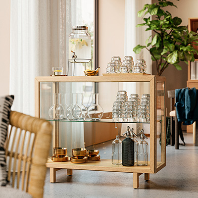 IKEA-stockholm vitrin