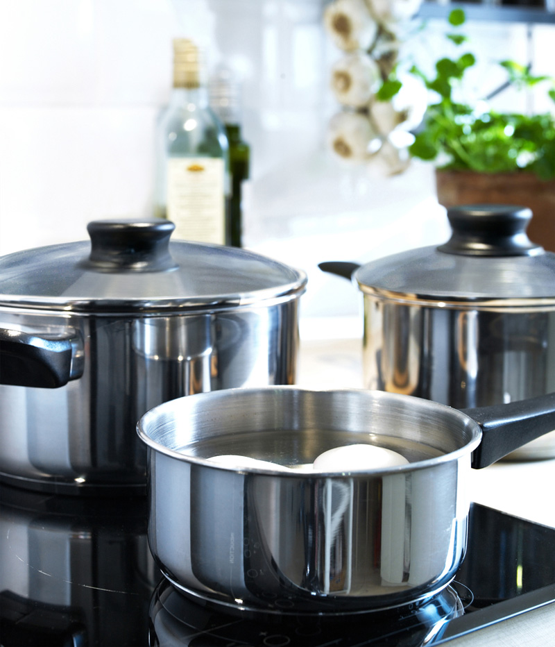 IKEA-annons paslanmaz celik tencere seti