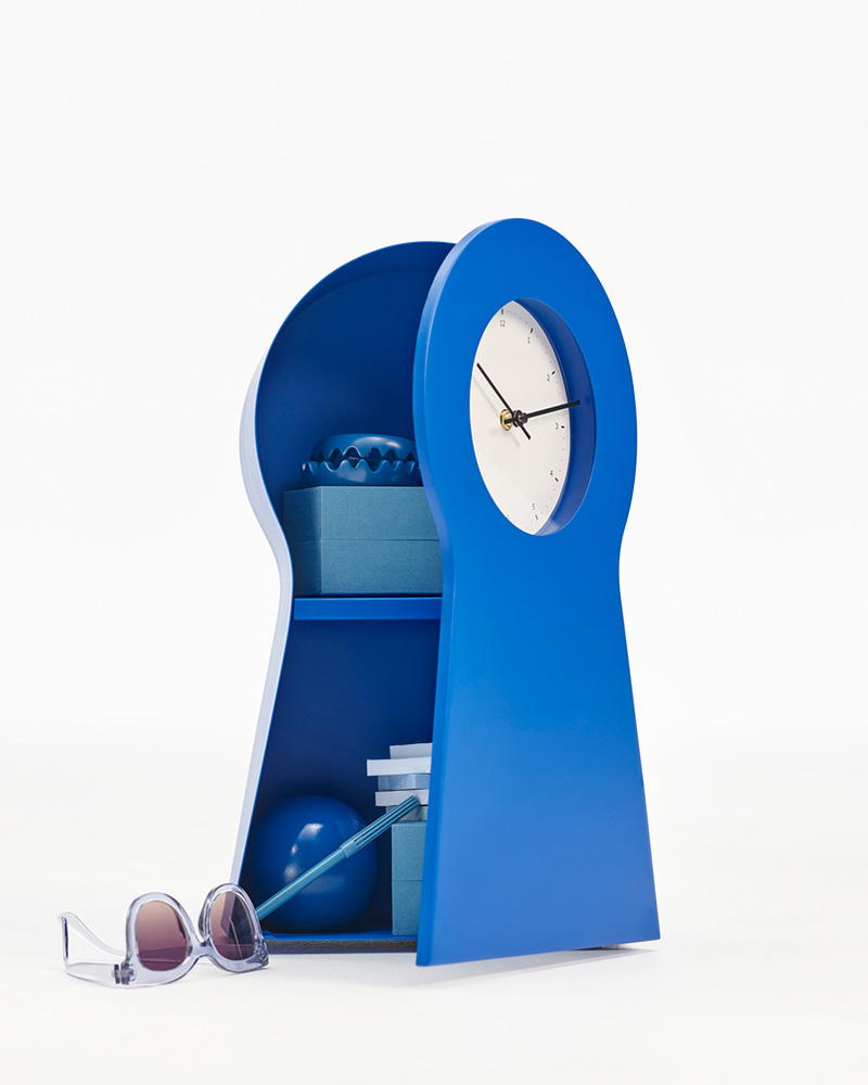 IKEA-ikea ps 1995 mavi duvar saati