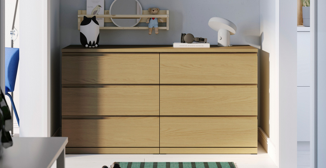 IKEA-storklinta 6 cekmeceli sifonyer