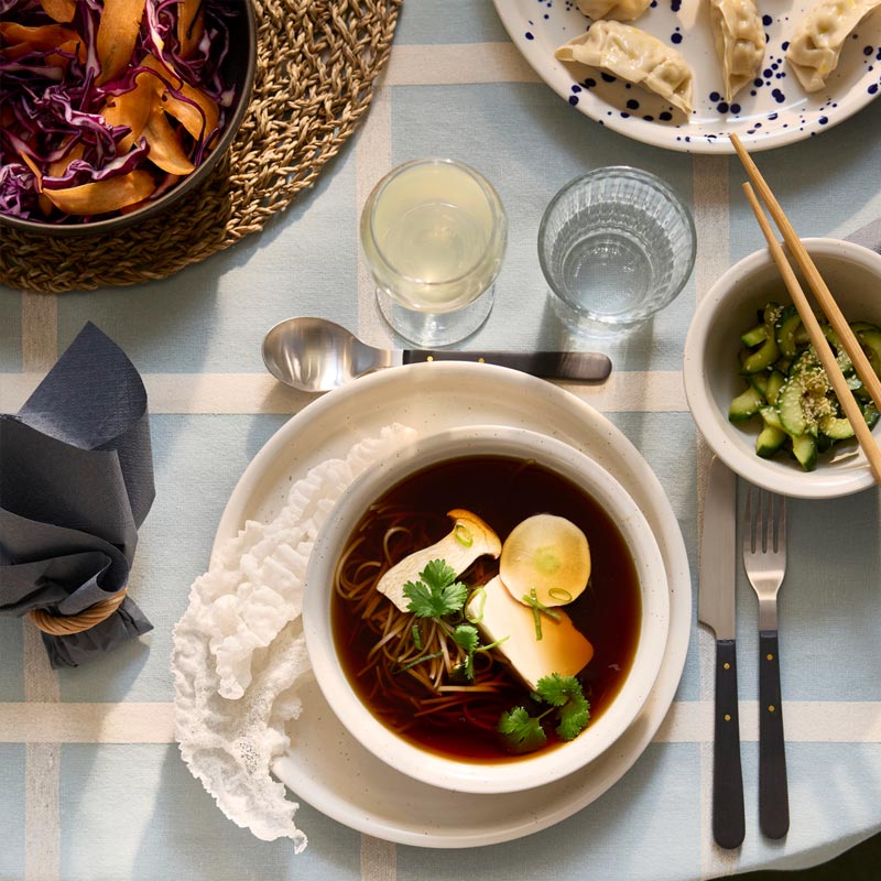 IKEA-daggaster noktali acik bej tabak