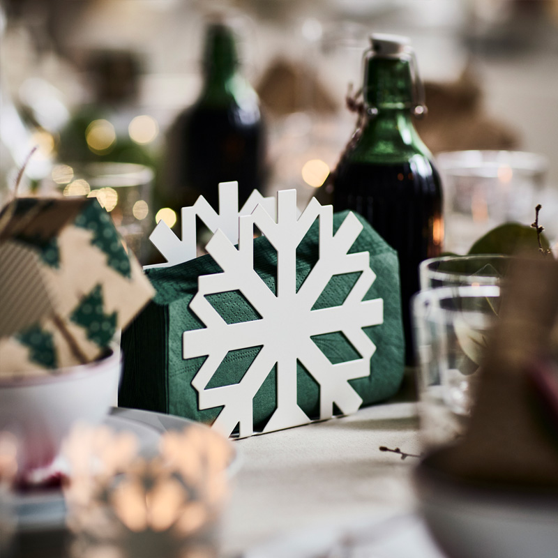 IKEA-vinterfint kar tanesi pecetelik