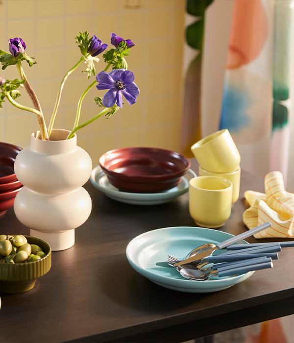 IKEA-spjutlilja karisik renkler yemek takimi 2