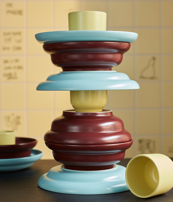 IKEA-spjutlilja karisik renkler yemek takimi 3