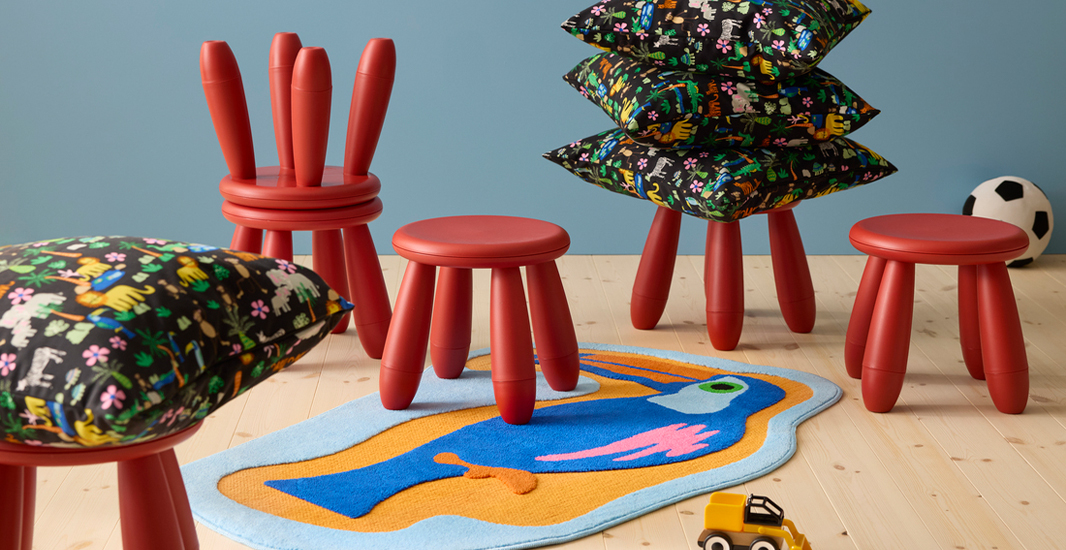 IKEA-mammut cocuk taburesi