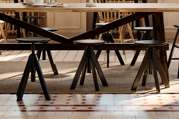 IKEA-rudstorp siyah tabure 01