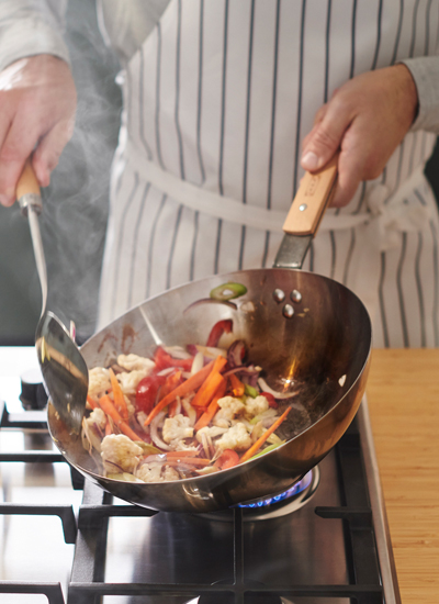 IKEA-vardagen cam karbon celik kayin wok tava