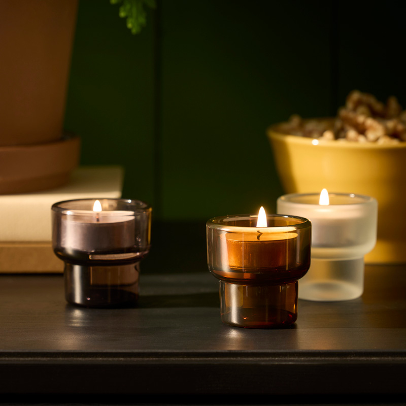 IKEA-ladusvala tealight mumluk