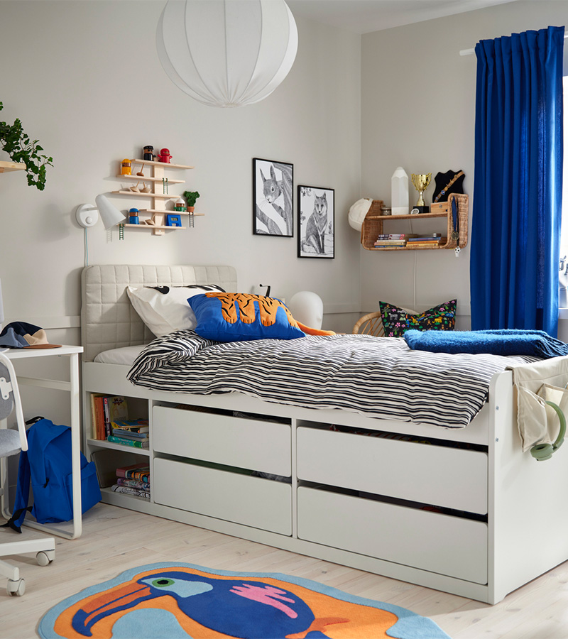 IKEA-skalt tek kisilik baza