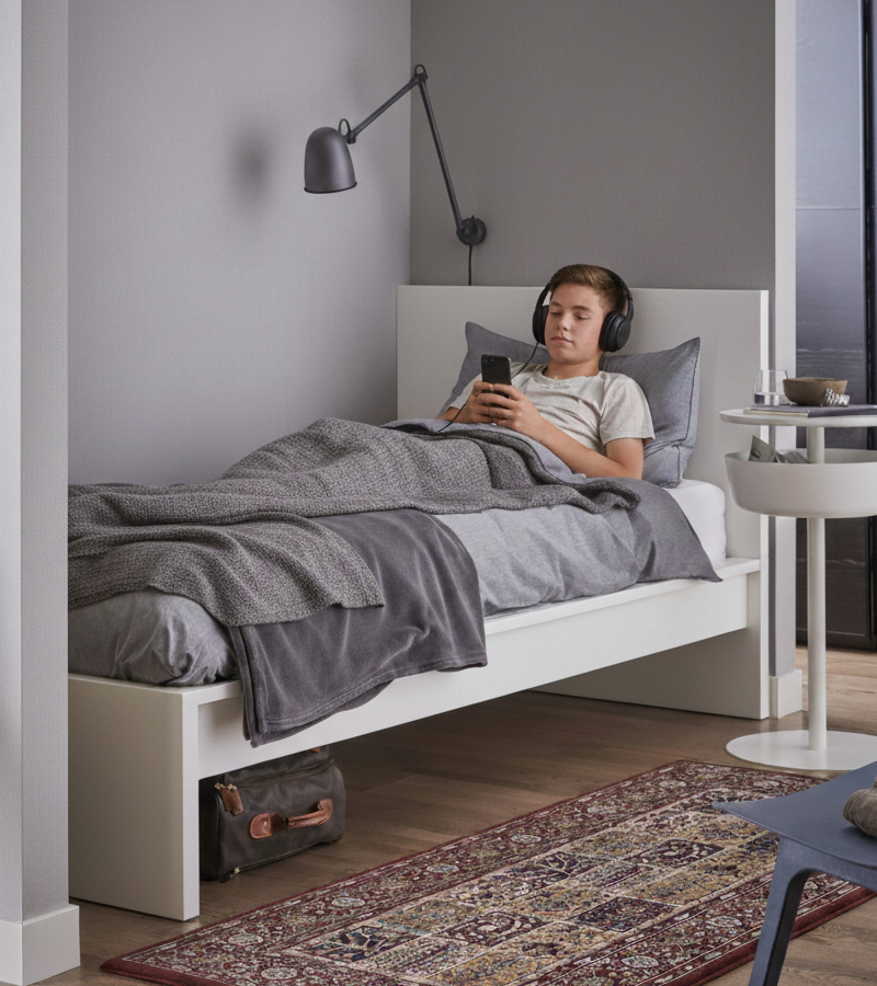 IKEA-malm luroy tek kisilik karyola 1