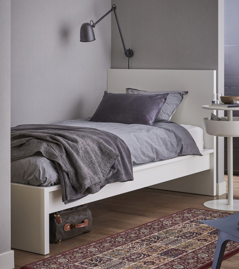 IKEA-malm tek kisilik karyola 1a